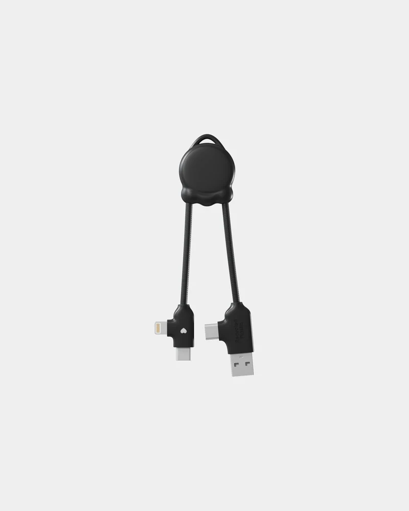 Câble de charge plastique recyclé Octomini à personnaliser