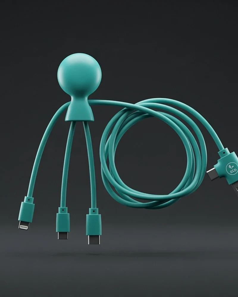Câble de charge multi-connecteurs 1m à personnaliser