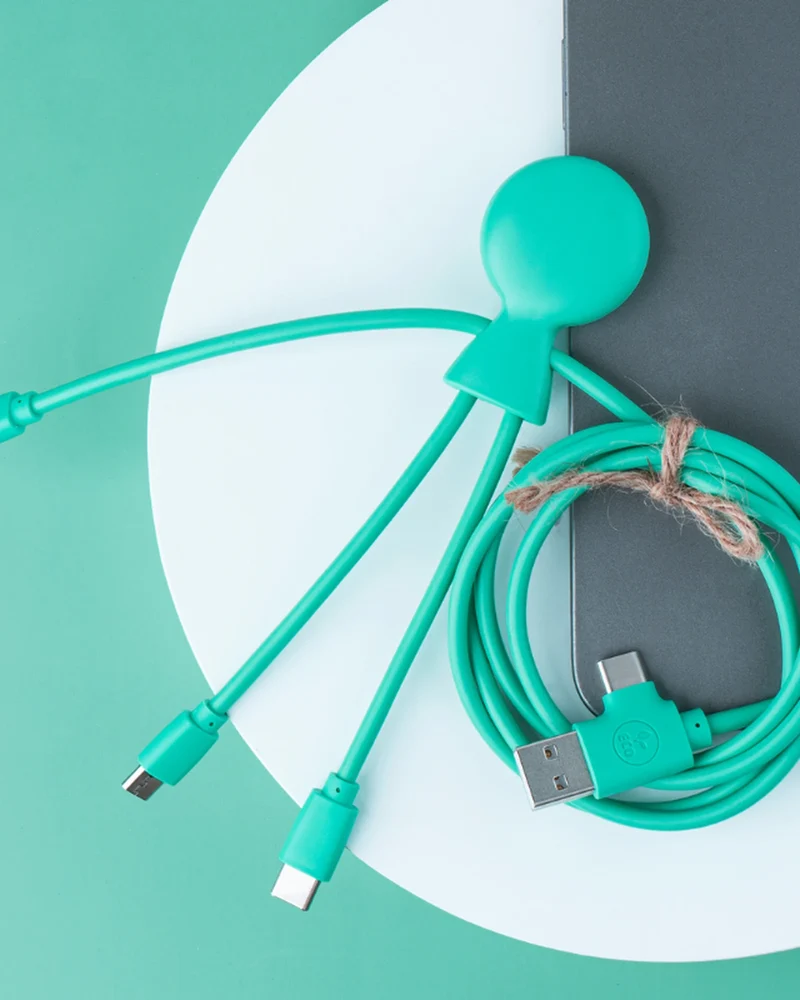Câble de charge multi-connecteurs 1m à personnaliser