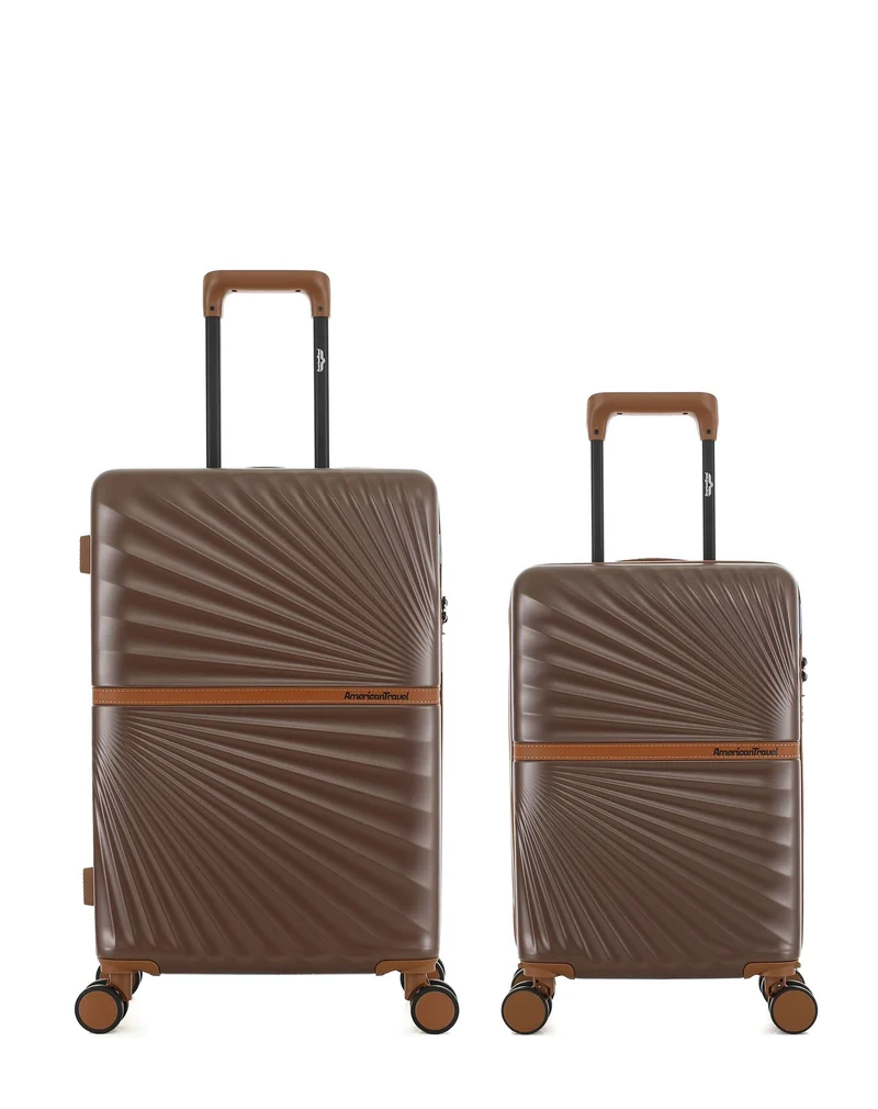 Lot de 2 Valises Rigides Taille Moyenne et Cabine XS OAKLAND