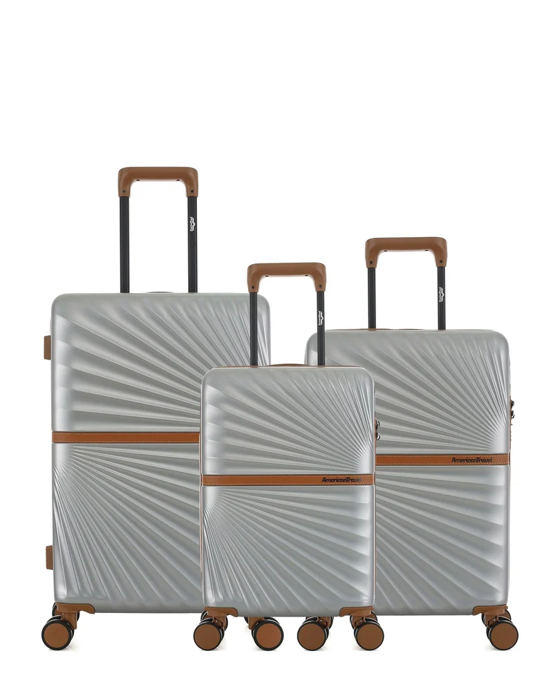 Lot de 3 Valises Rigides Taille Moyenne, Cabine et Cabine XS OAKLAND