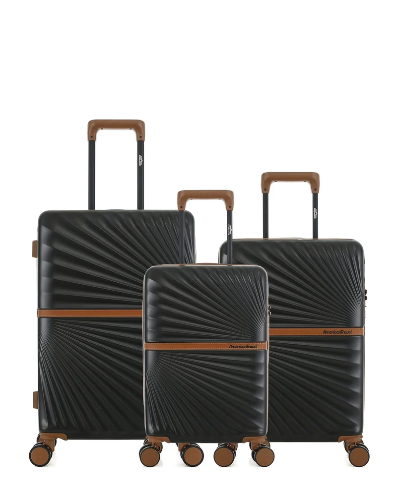 Lot de 3 Valises Rigides Taille Moyenne, Cabine et Cabine XS OAKLAND