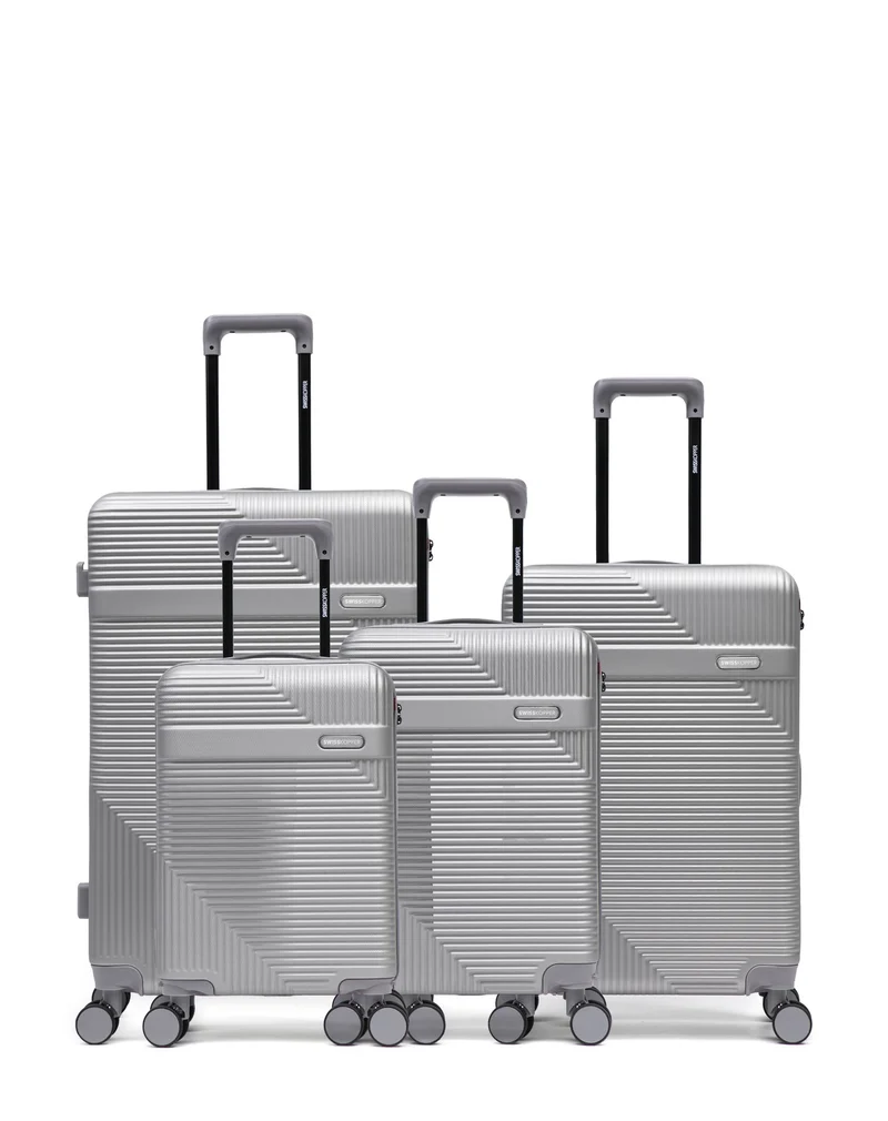 Lot de 4 Valises Rigides Grand Format, Taille Moyenne, Cabine et Cabine XS WOHLEN