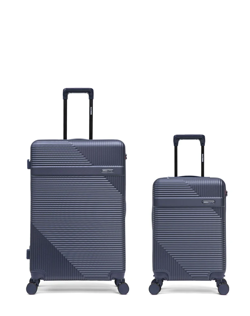 Lot de 2 Valises Rigides Grand Format et Cabine WOHLEN