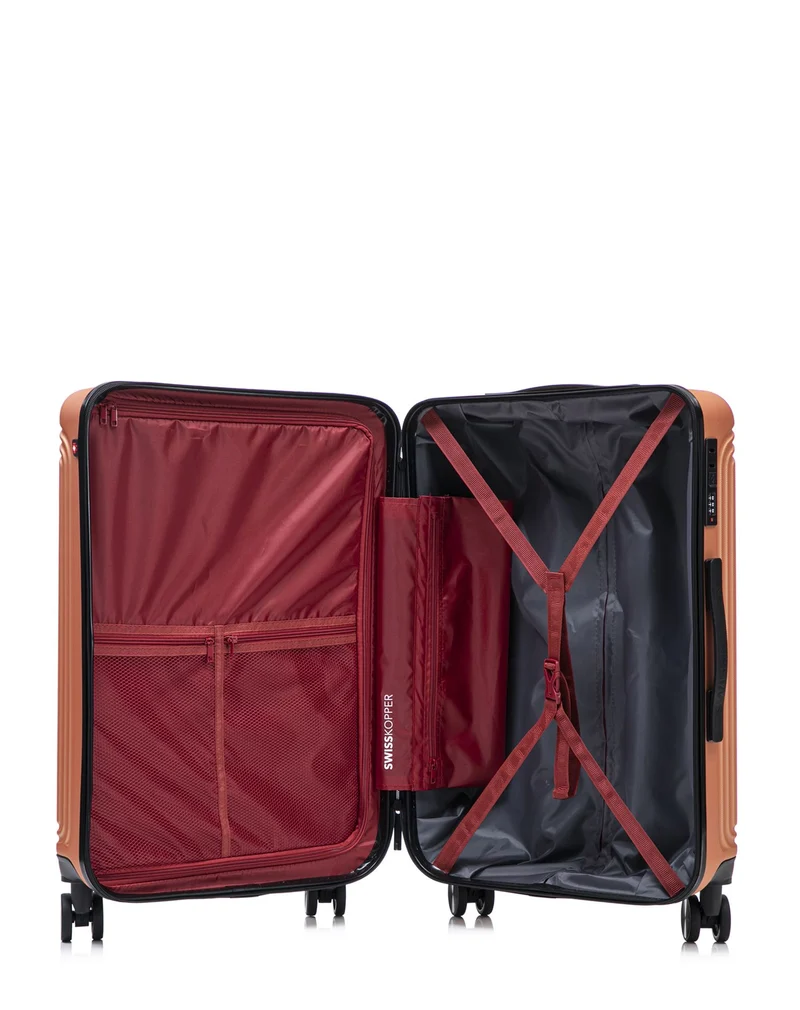 Lot de 2 Valises Rigides Grand Format et Taille Moyenne GSTAAD