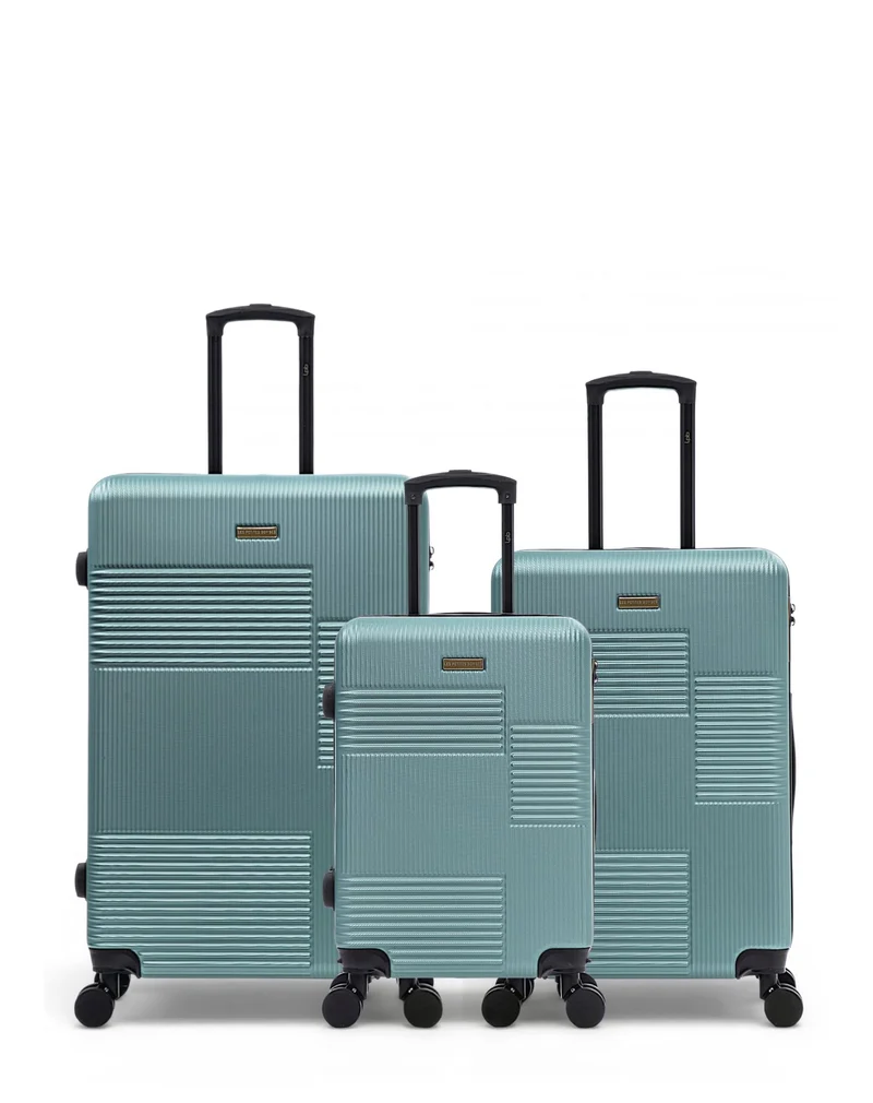 Lot de 3 Valises Rigides Grand Format, Taille Moyenne et Cabine LIVIA