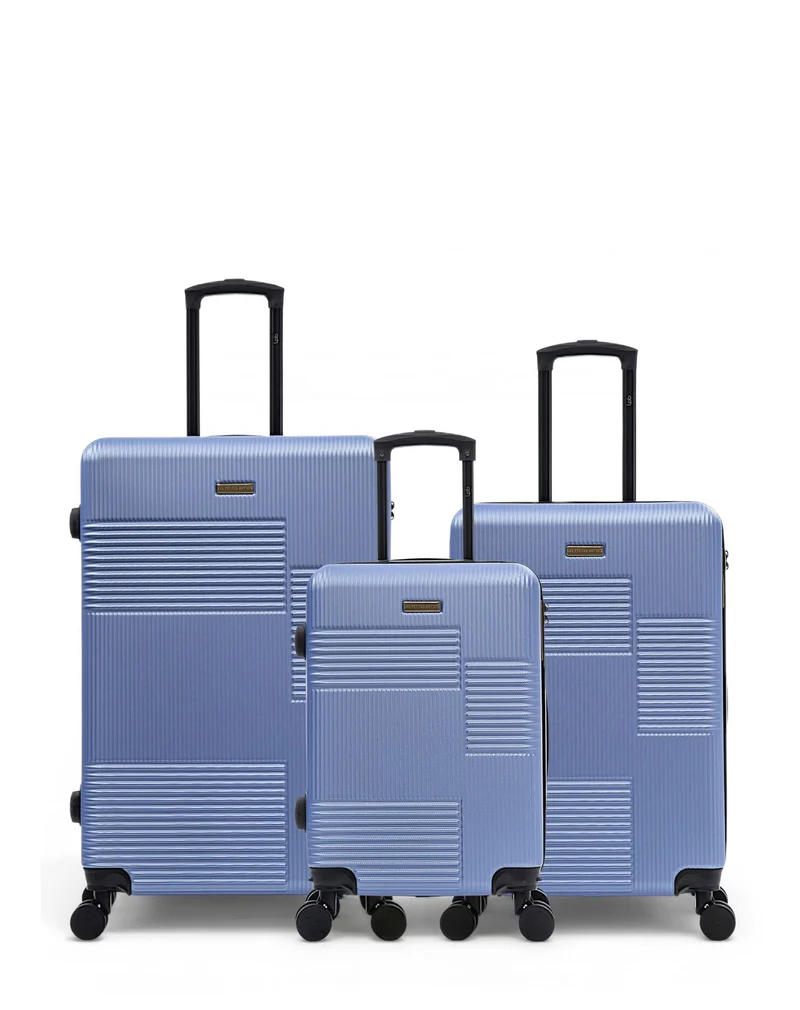 Lot de 3 Valises Rigides Grand Format, Taille Moyenne et Cabine LIVIA