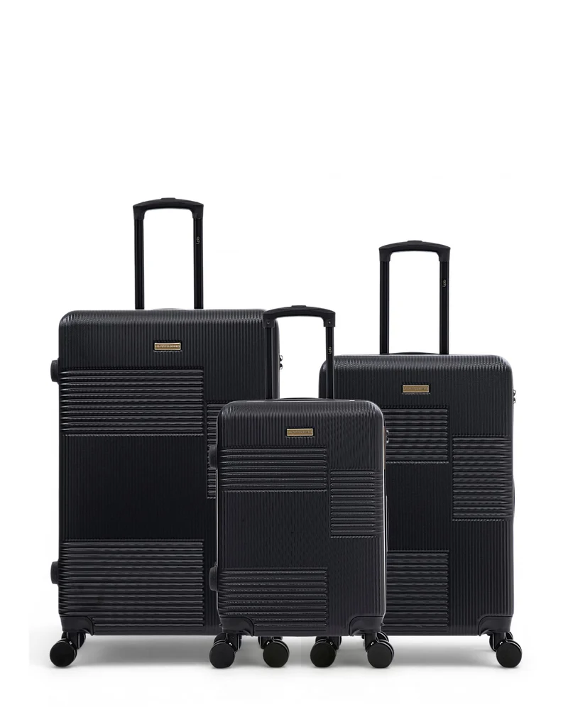 Lot de 3 Valises Rigides Grand Format, Taille Moyenne et Cabine LIVIA