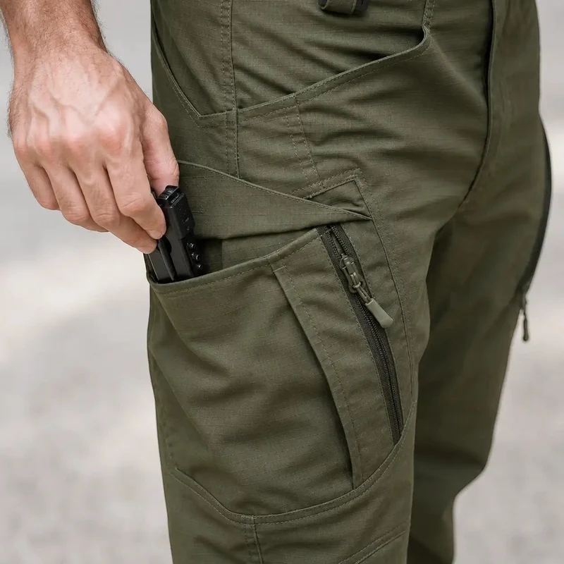 Pantalon randonnée homme cargo montagne