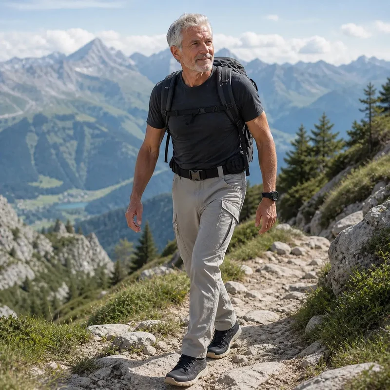Pantalon randonnée homme cargo montagne
