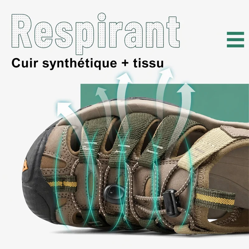 Sandales randonnée homme respirantes outdoor