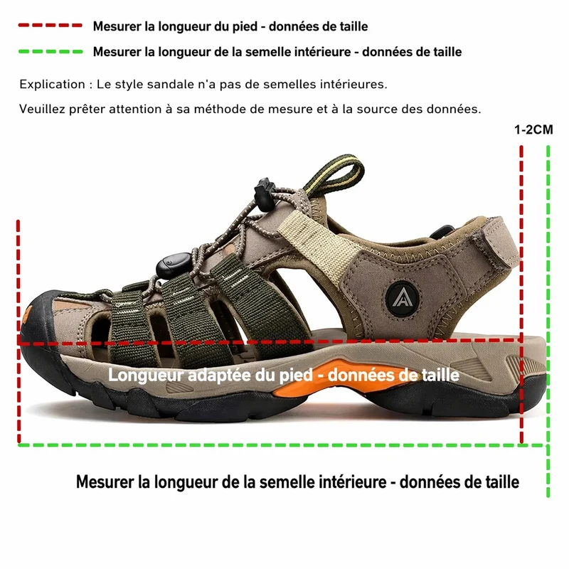 Sandales randonnée homme respirantes outdoor