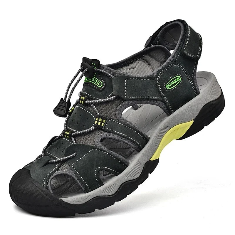 Sandales randonnée homme cuir respirant