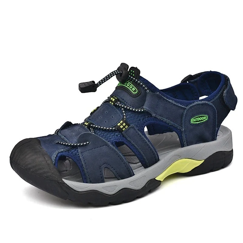 Sandales randonnée homme cuir respirant