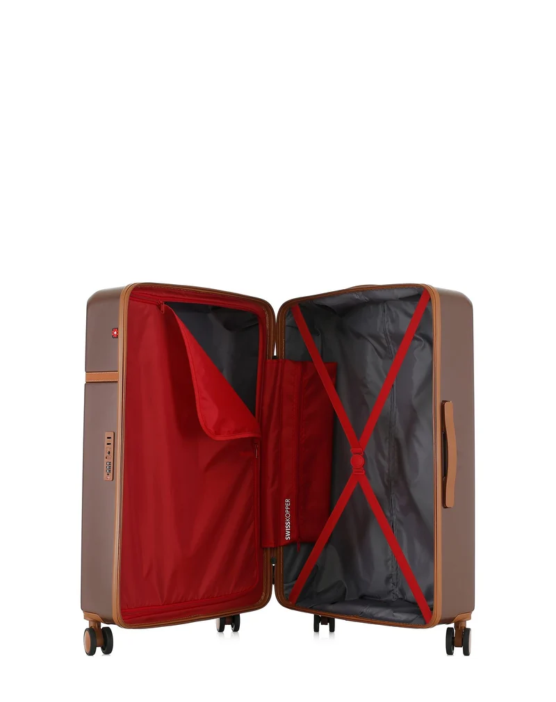 Lot de 3 Valises Rigides Grand Format, Taille Moyenne et Cabine XS ZERMATT