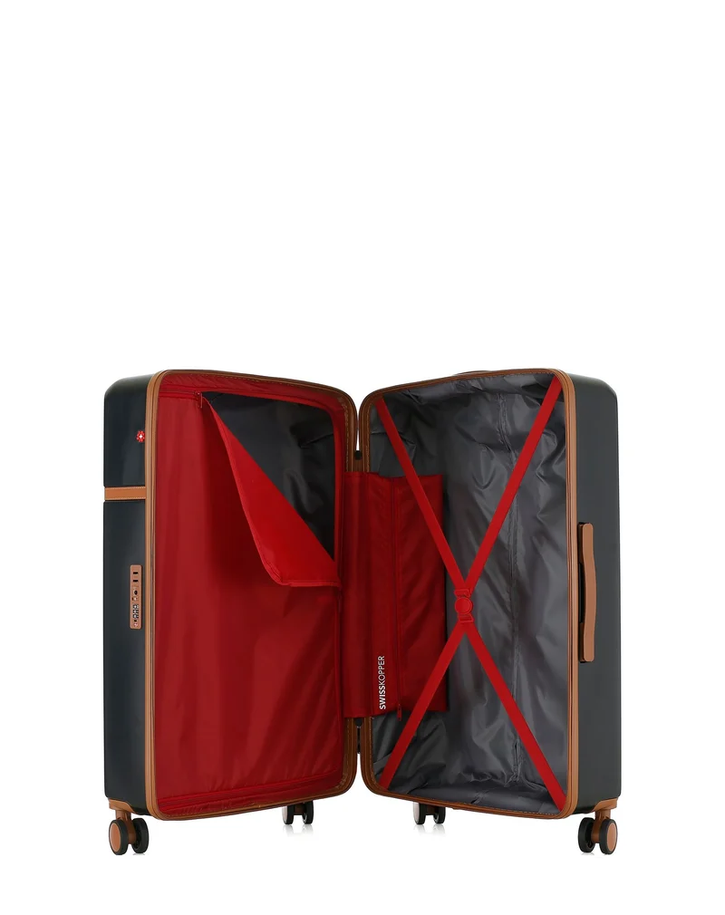 Lot de 3 Valises Rigides Grand Format, Taille Moyenne et Cabine XS ZERMATT
