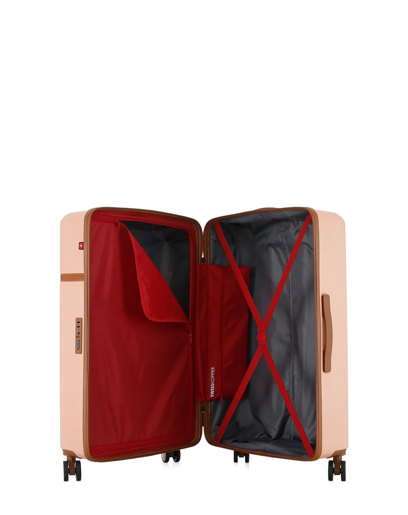 Lot de 3 Valises Rigides Grand Format, Taille Moyenne et Cabine ZERMATT