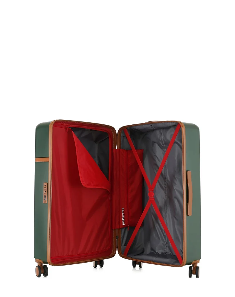 Lot de 3 Valises Rigides Grand Format, Taille Moyenne et Cabine ZERMATT
