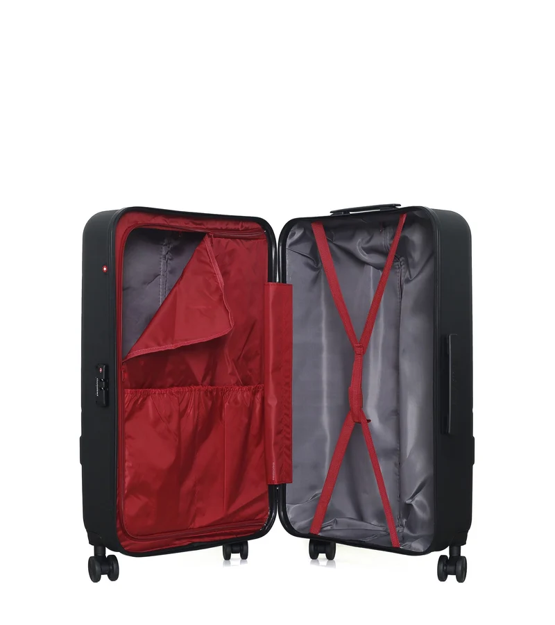 Lot de 4 Valises Rigides Grand Format, Taille Moyenne, Cabine et Cabine XXS USTER