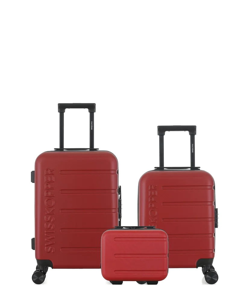 Lot de 3 Valises Rigides Cabine, Cabine XXS et Vanity AIGLE