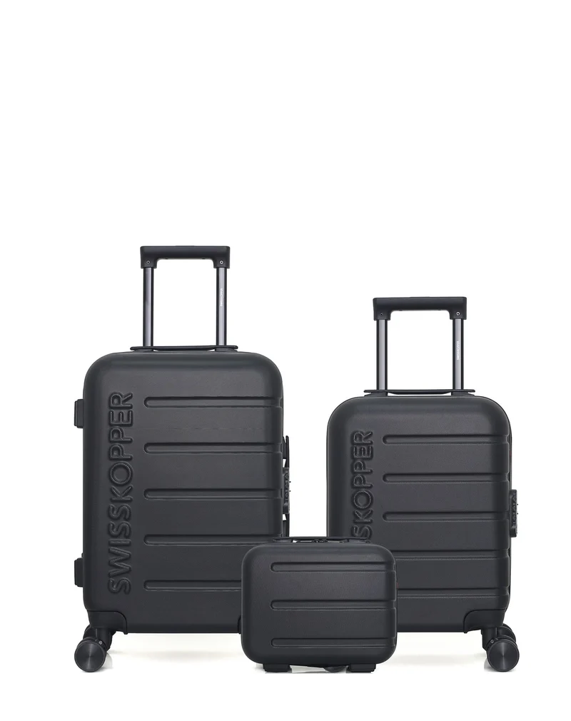 Lot de 3 Valises Rigides Cabine, Cabine XXS et Vanity AIGLE