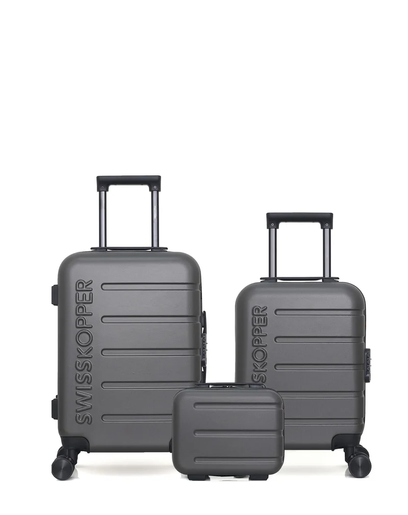 Lot de 3 Valises Rigides Cabine, Cabine XXS et Vanity AIGLE