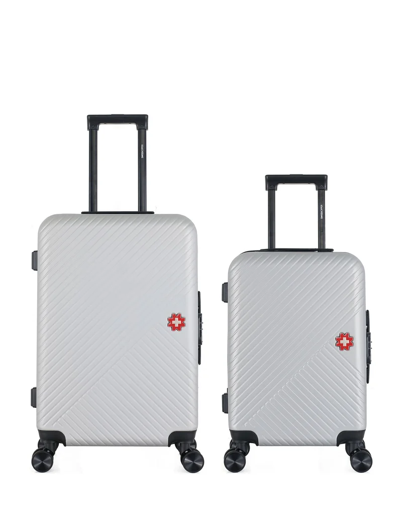 Lot de 2 Valises Rigides Taille Moyenne et Cabine SPIEZ