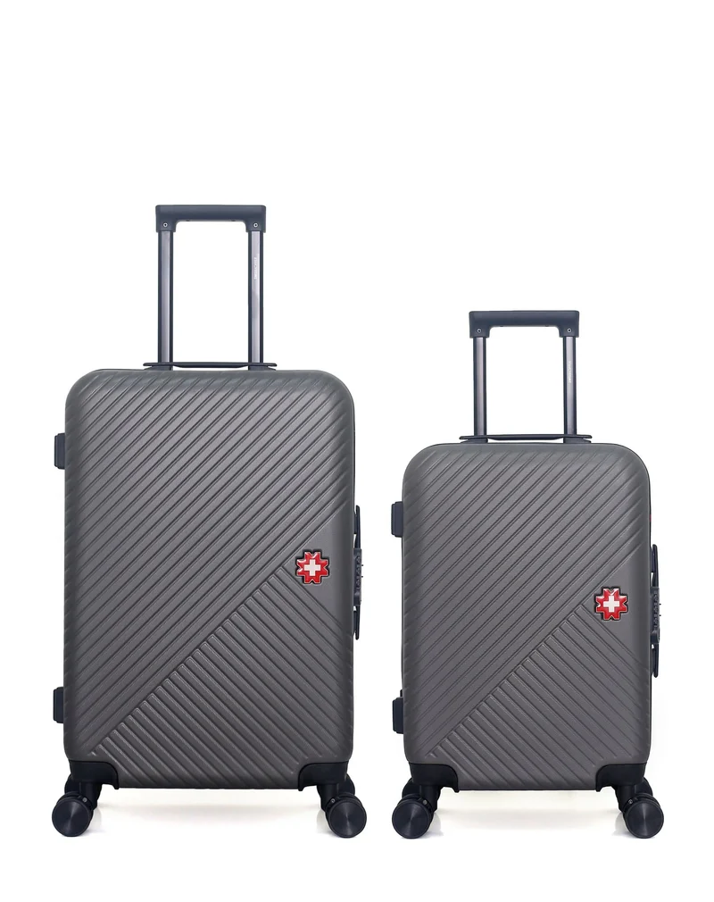 Lot de 2 Valises Rigides Taille Moyenne et Cabine SPIEZ