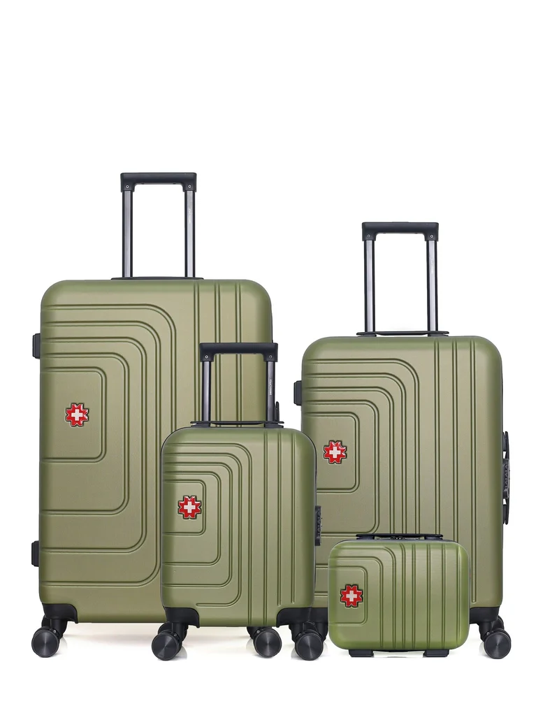 Lot de 4 valises grand format, weekend, cabine XXS et vanity RUTI
