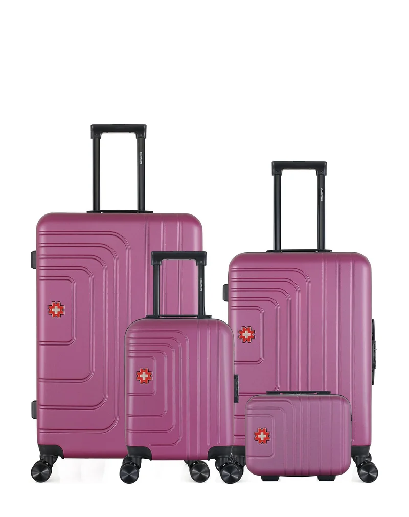 Lot de 4 valises grand format, weekend, cabine XXS et vanity RUTI