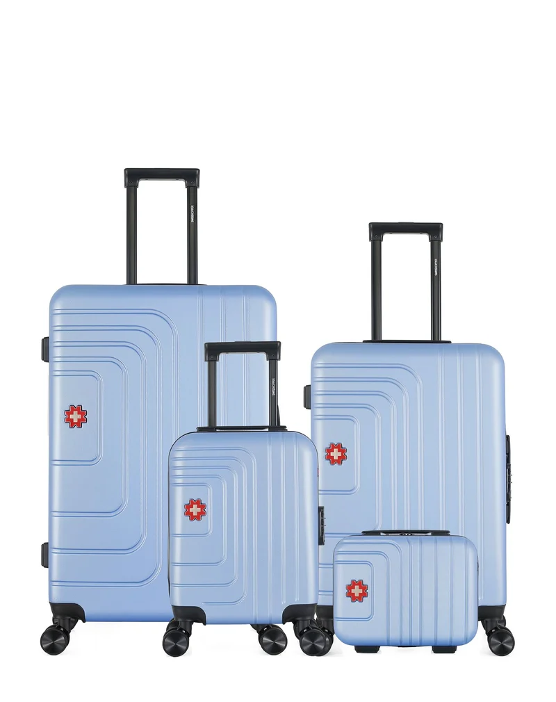 Lot de 4 valises grand format, weekend, cabine XXS et vanity RUTI