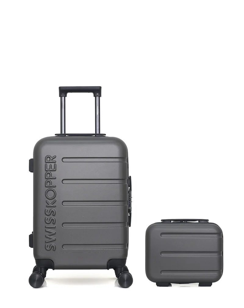 Lot de 2 Valises Rigides Cabine et Vanity AIGLE