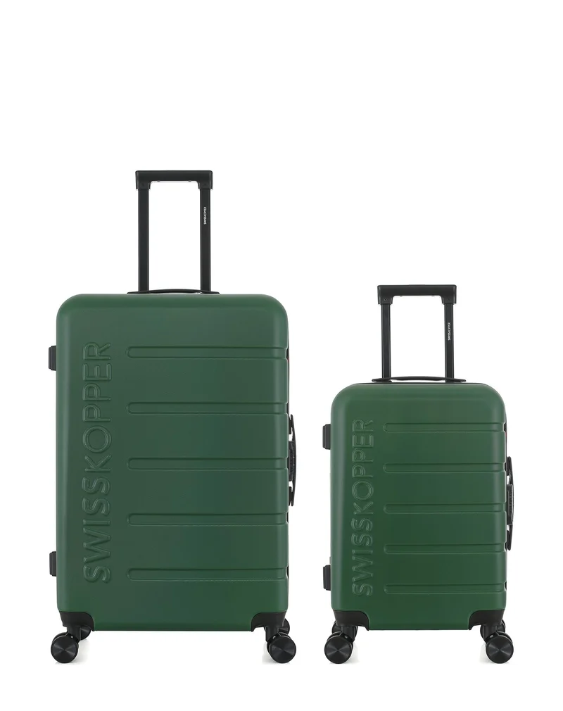 Lot de 2 Valises Rigides Grand Format et Cabine AIGLE