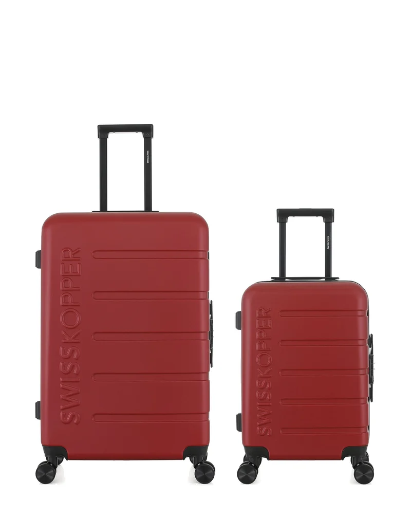 Lot de 2 Valises Rigides Grand Format et Cabine AIGLE