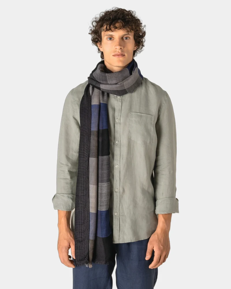 Chèche réversible viscose tissé à personnaliser