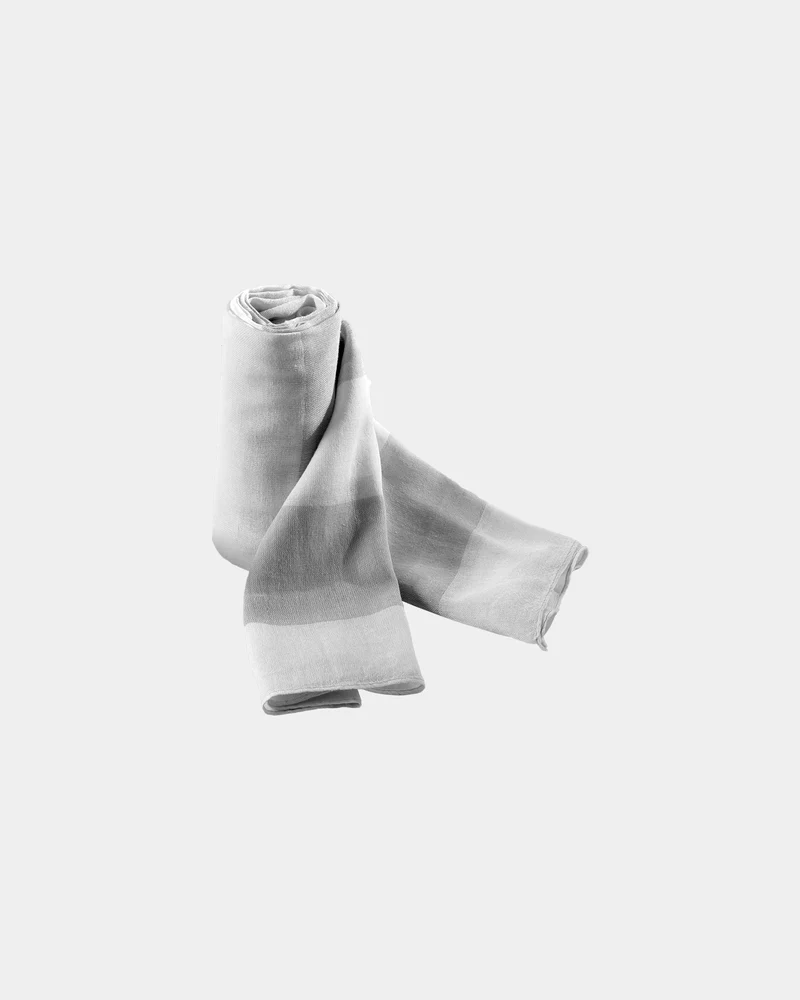 Chèche coton rayé 55 g/m² à personnaliser