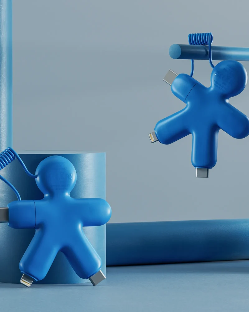 Câble multiconnecteur format poche à personnaliser