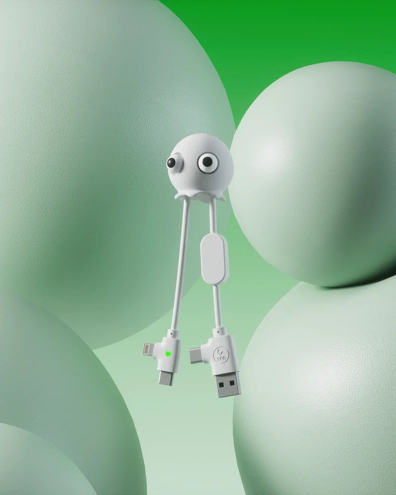 Câble de charge éco-responsable Jelly à personnaliser