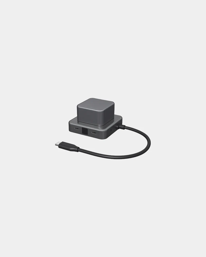 Hub 7-en-1 aluminium recyclé à personnaliser