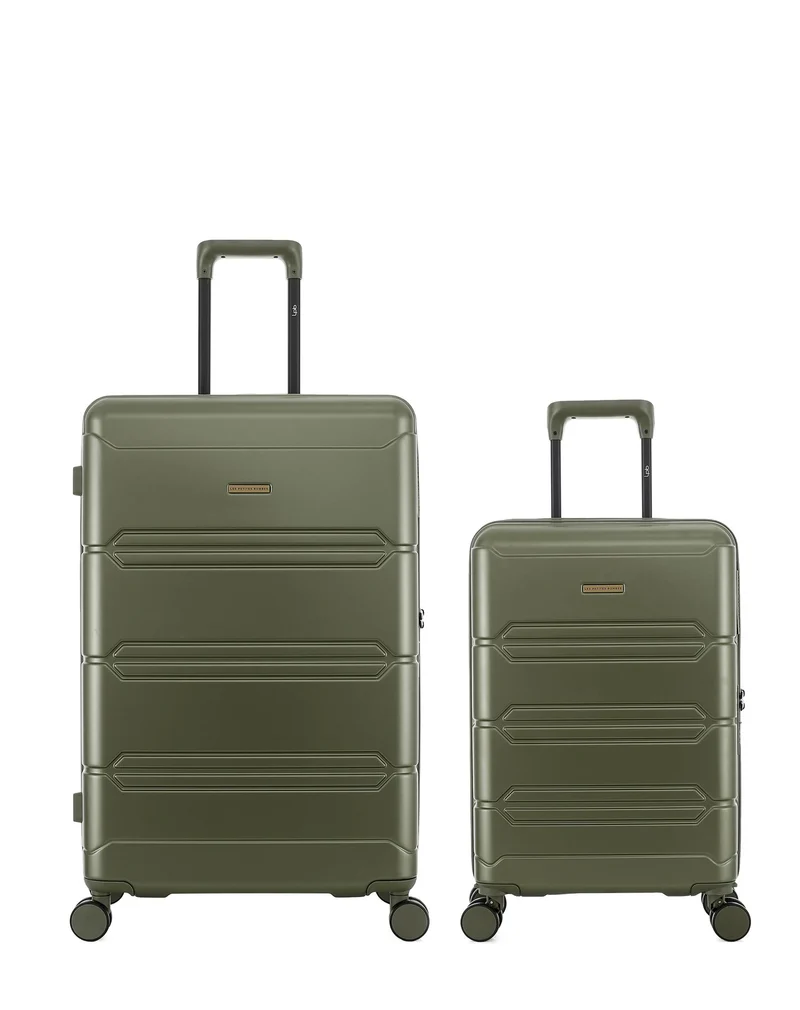 Lot de 2 Valises Rigides Grand Format et Cabine LYNDA