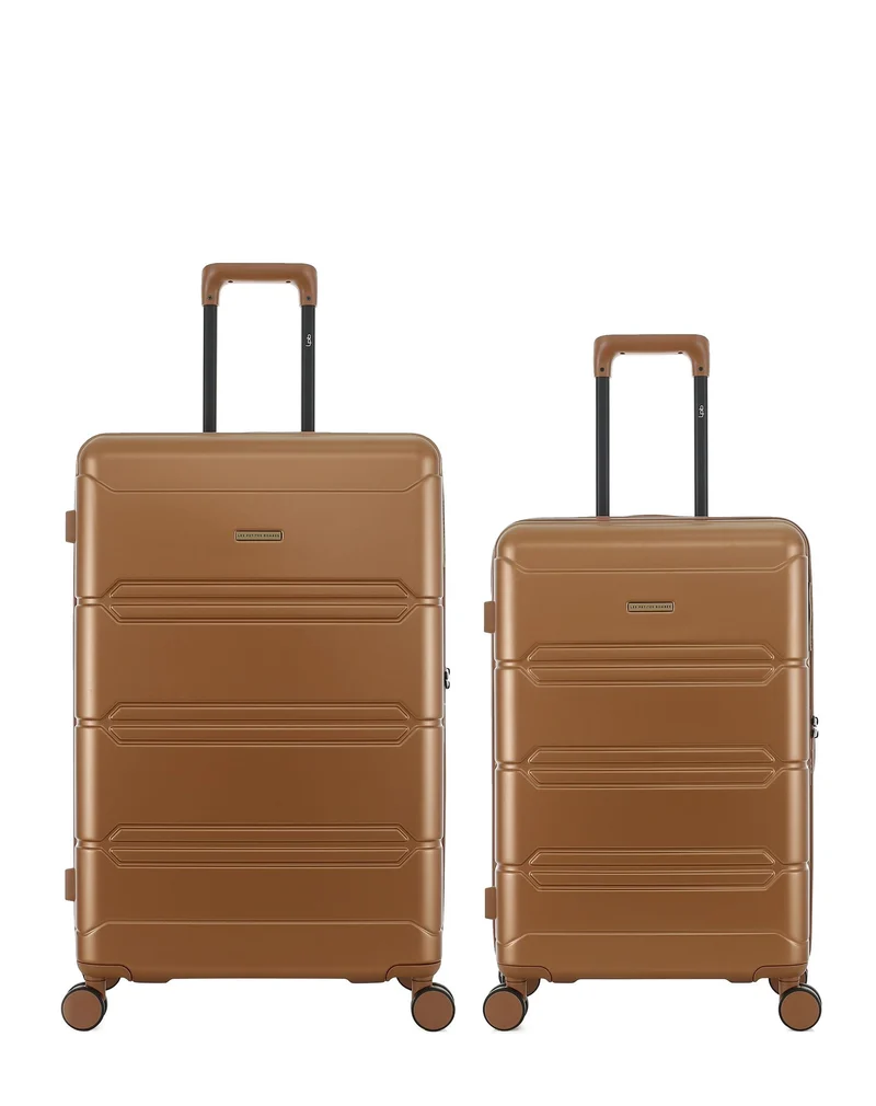 Lot de 2 Valises Rigides Grand Format et Taille Moyenne LYNDA