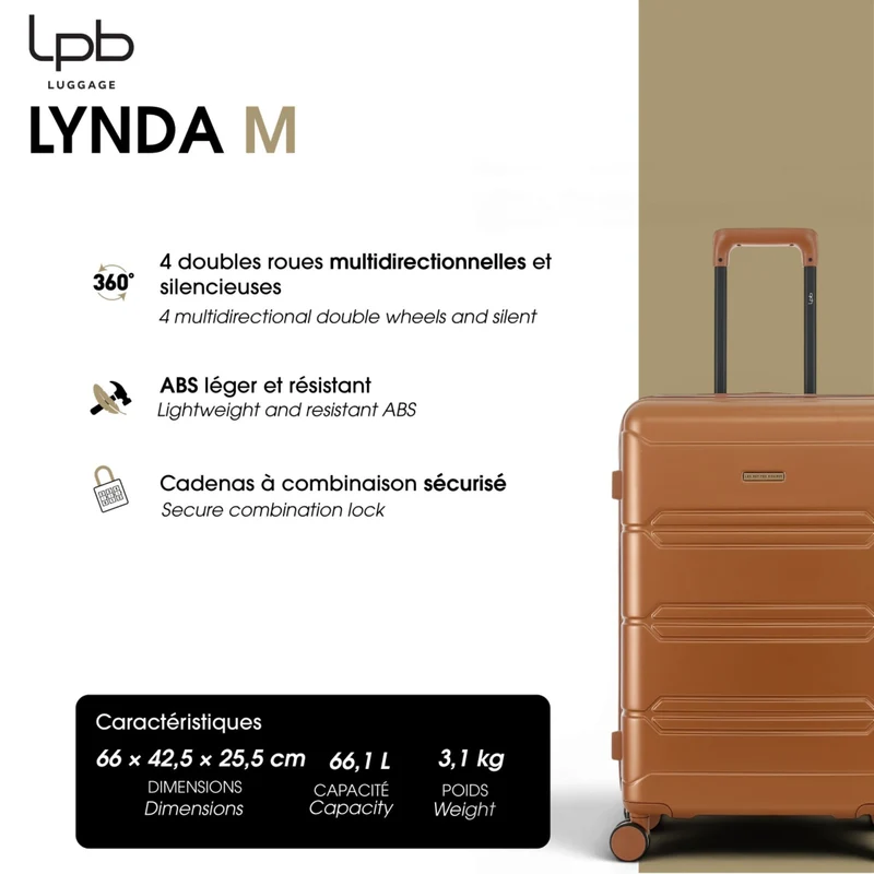 Valise Taille Moyenne Rigide LYNDA