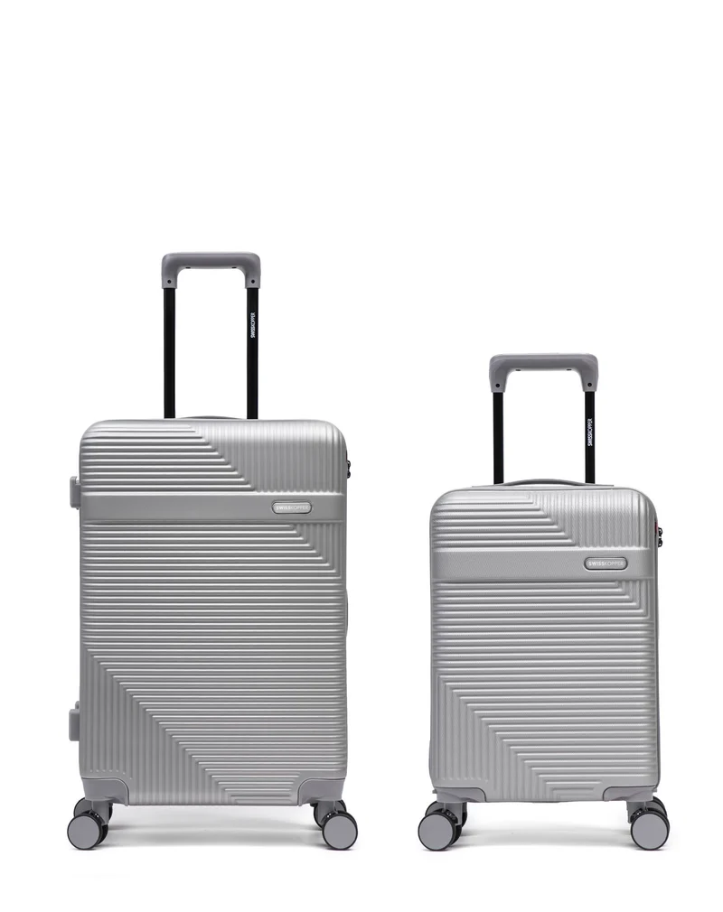 Lot de 2 Valises Rigides Taille Moyenne et Cabine XS WOHLEN