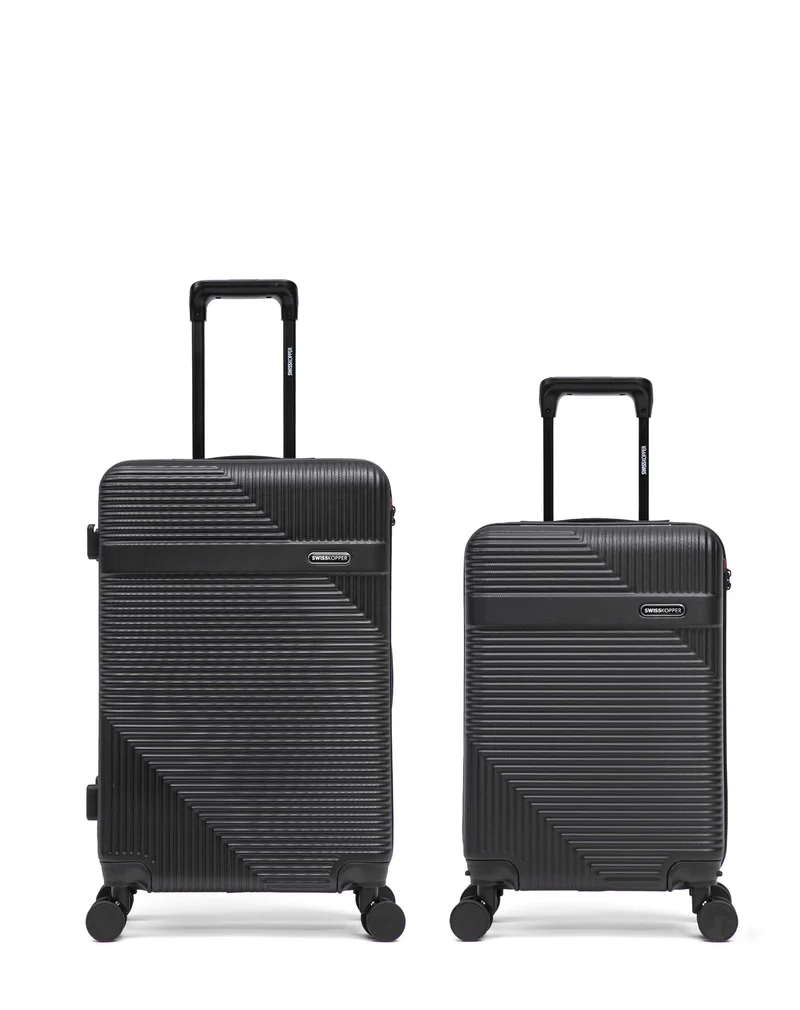 Lot de 2 Valises Rigides Taille Moyenne et Cabine WOHLEN
