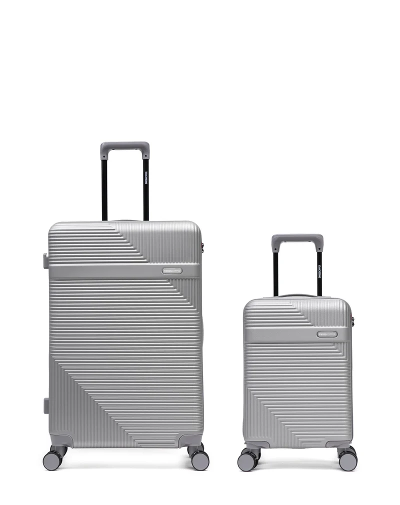 Lot de 2 Valises Rigides Grand Format et Cabine XS WOHLEN
