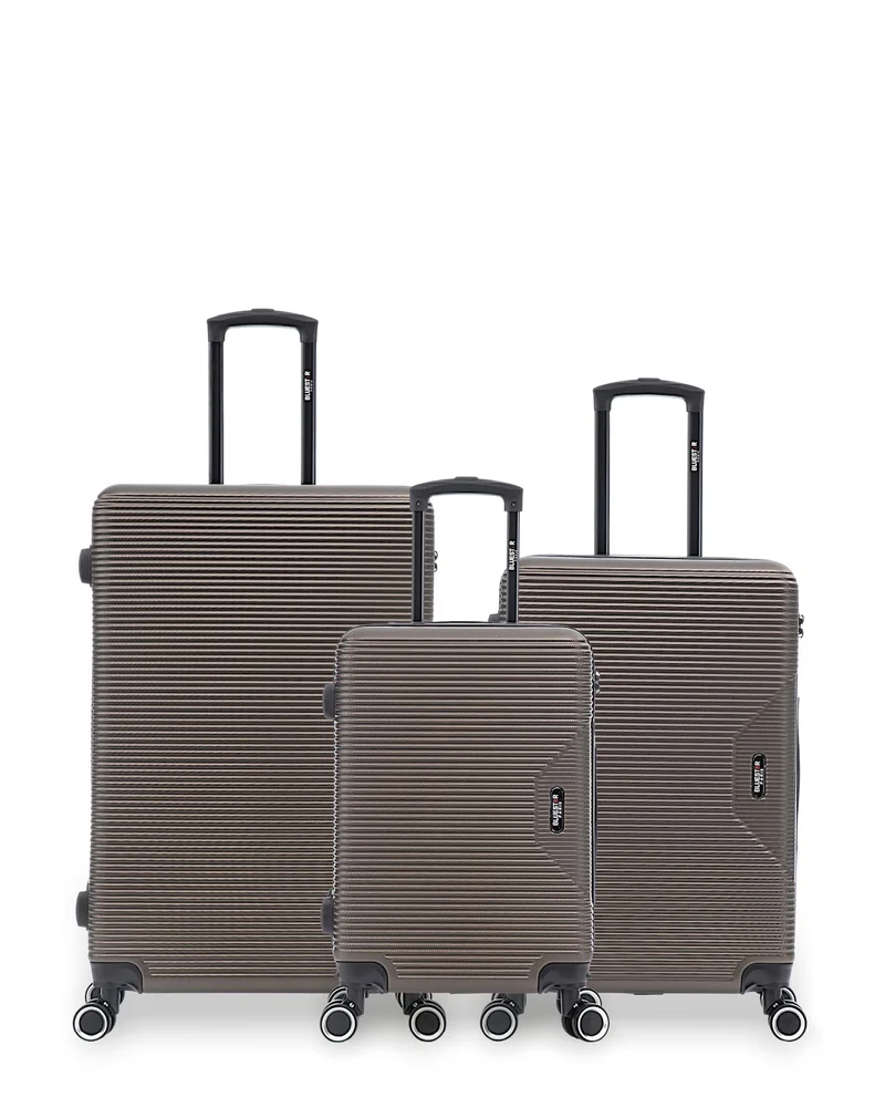 Lot de 3 Valises Rigides Grand Format, Taille Moyenne et Cabine WAGRAM