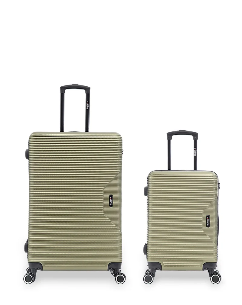 Lot de 2 Valises Rigides Grand Format et Cabine WAGRAM