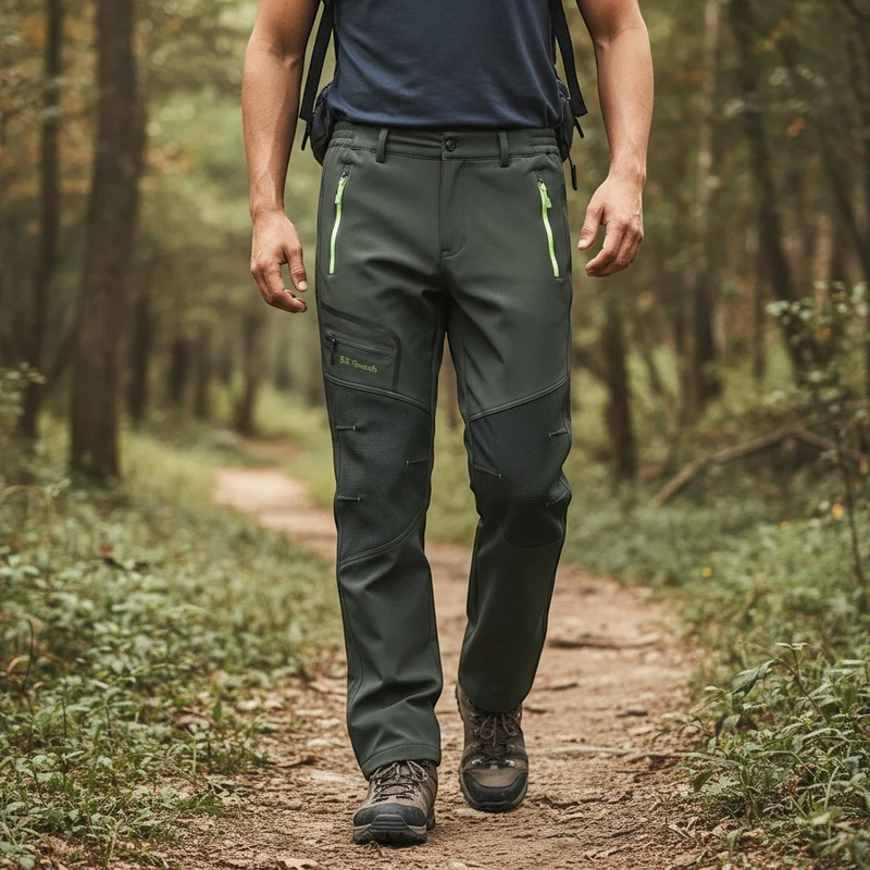 Pantalon randonnée homme isolant hiver