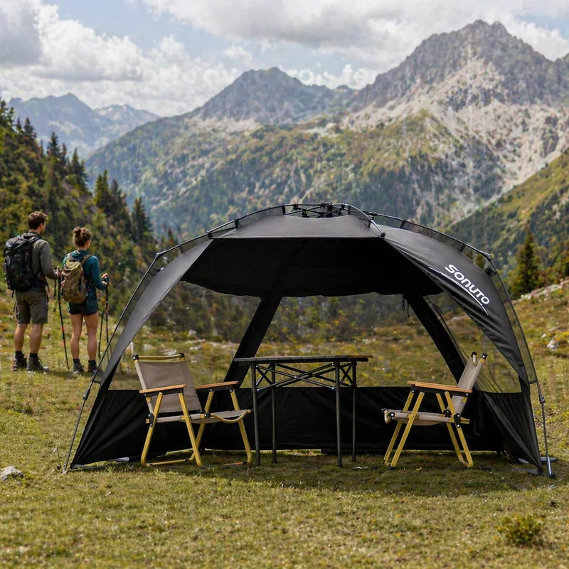 Tente camping familiale 3-4 personnes automatique