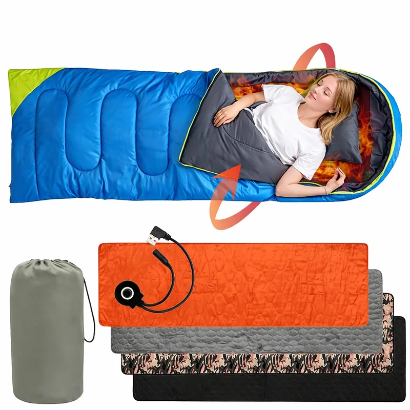 Tapis chauffant randonnée rechargeable USB